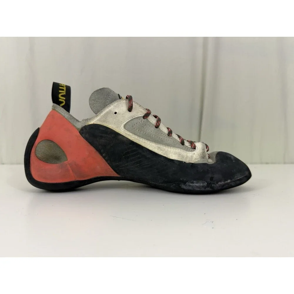 La Sportiva Finale XS Edge Beige Suede Climbing Shoes Sz 41 Womens 9.5 Men’s 8.5